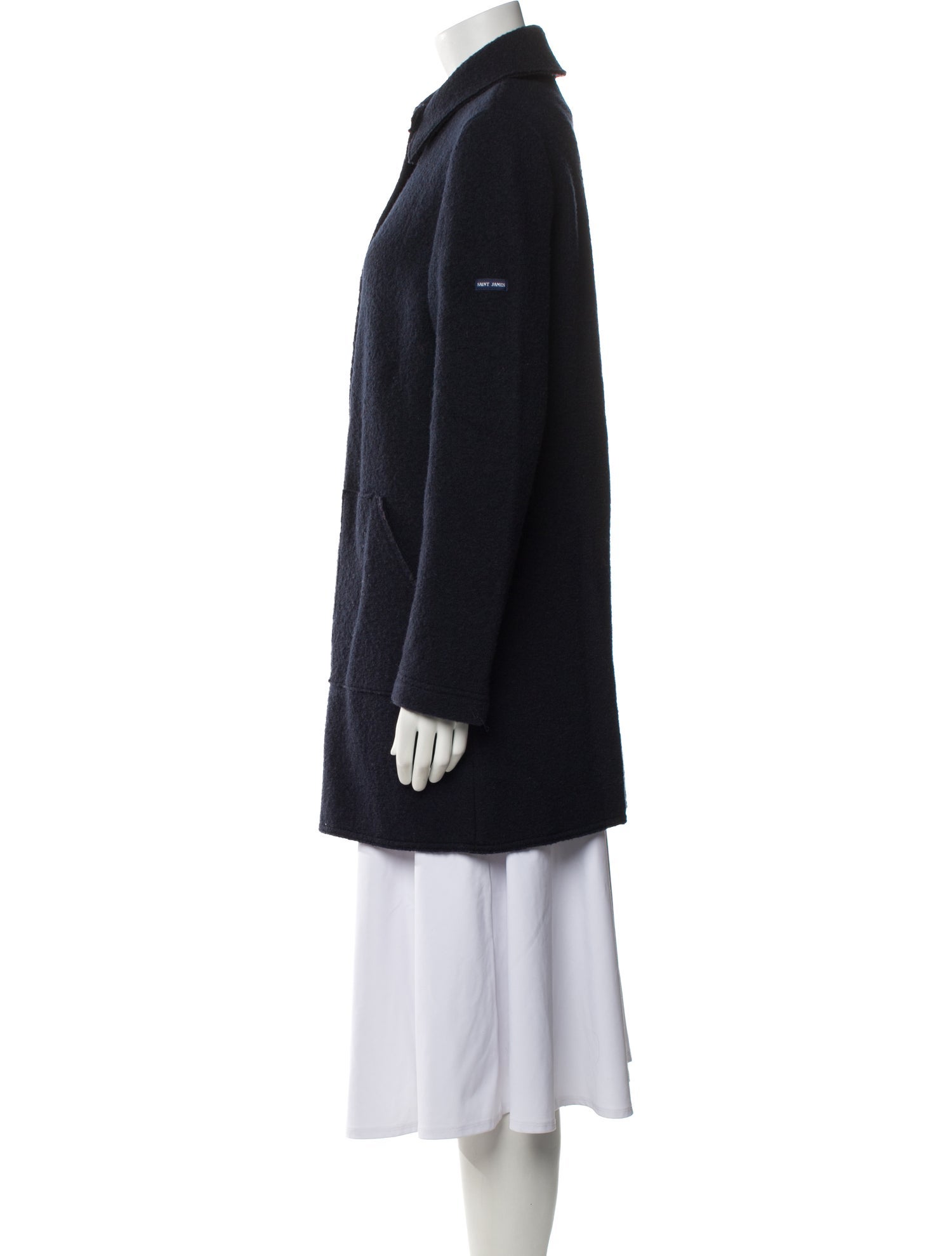 Saint James Virgin Wool Peacoat