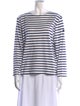Saint James Striped Scoop Neck Top