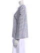 Saint James Striped Scoop Neck Top