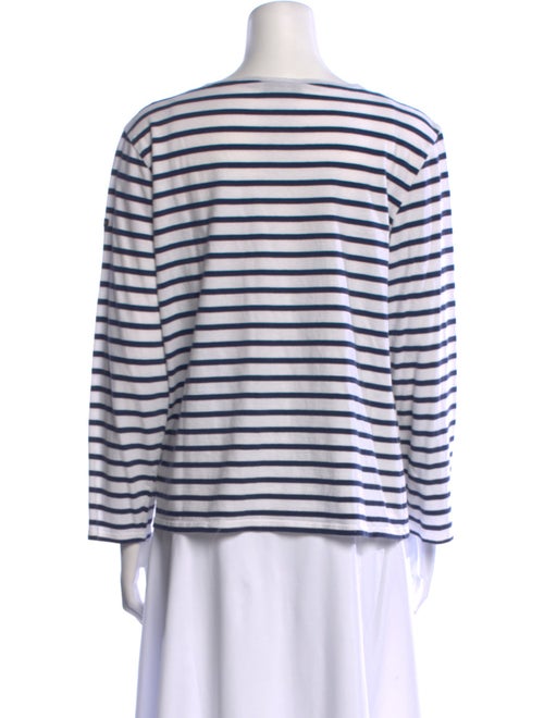 Saint James Striped Scoop Neck Top