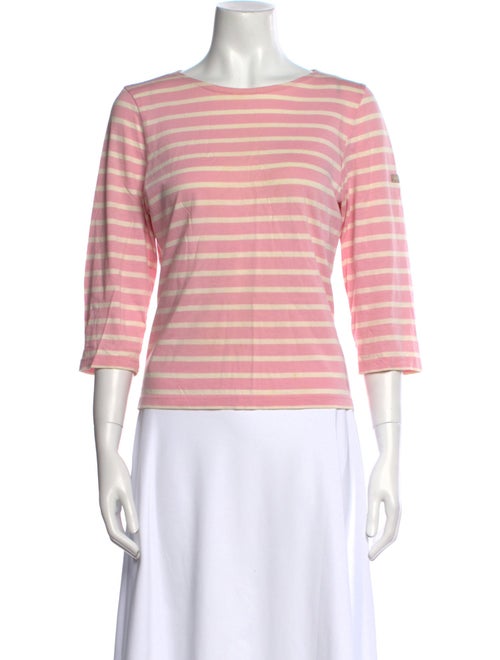 Saint James Striped Bateau Neckline Top