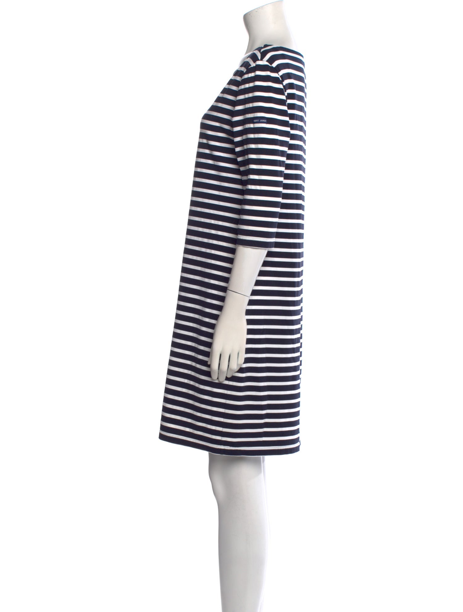 Saint James Striped Mini Dress