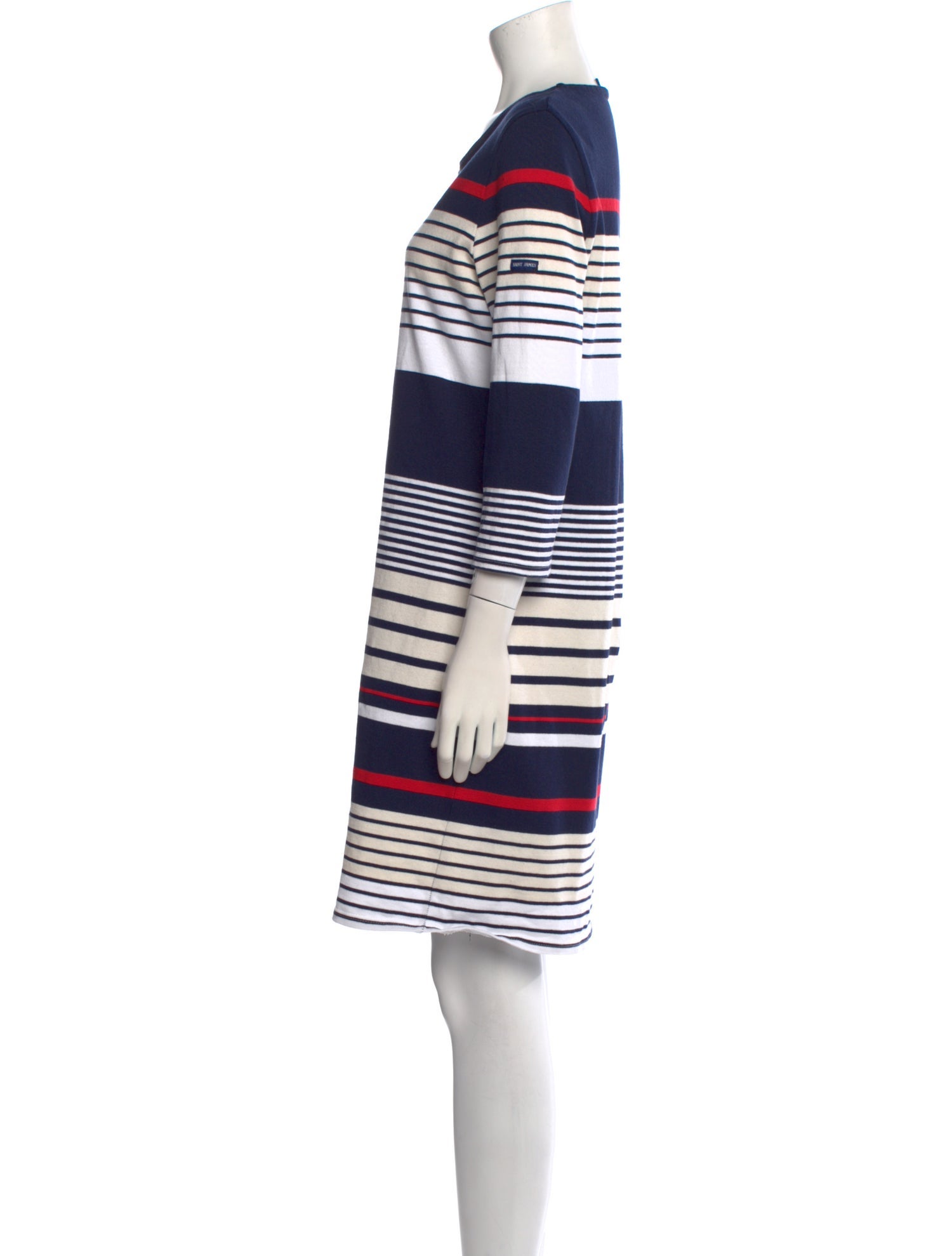 Saint James Striped Mini Dress