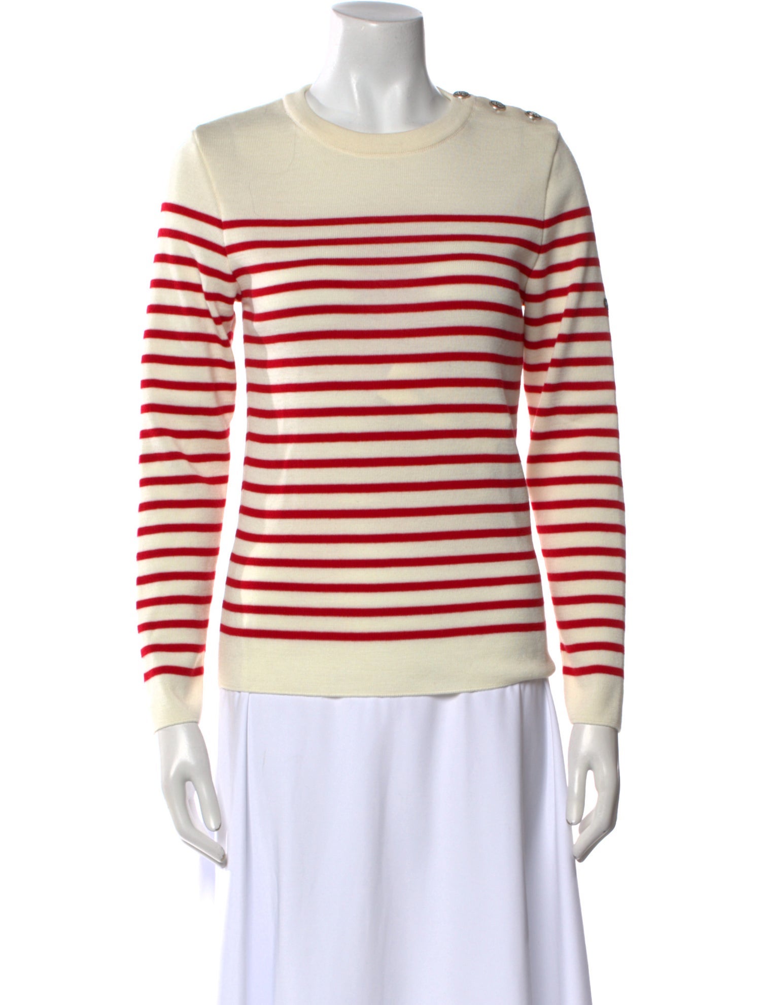 Saint James Wool Striped Sweater w/ Tags