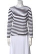 Saint James Striped Crew Neck Top