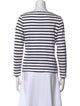 Saint James Striped Crew Neck Top