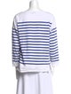 Saint James Striped Bateau Neckline Top