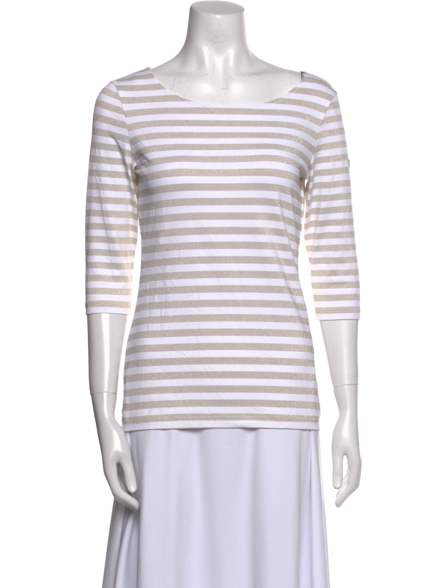 Saint James Striped Bateau Neckline T-Shirt w/ Tags