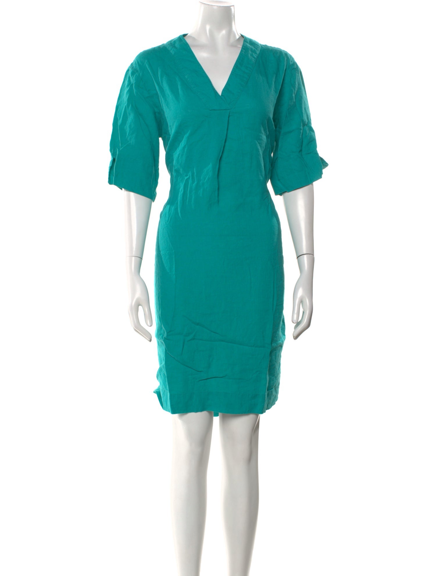 Saint James Linen Knee-Length Dress