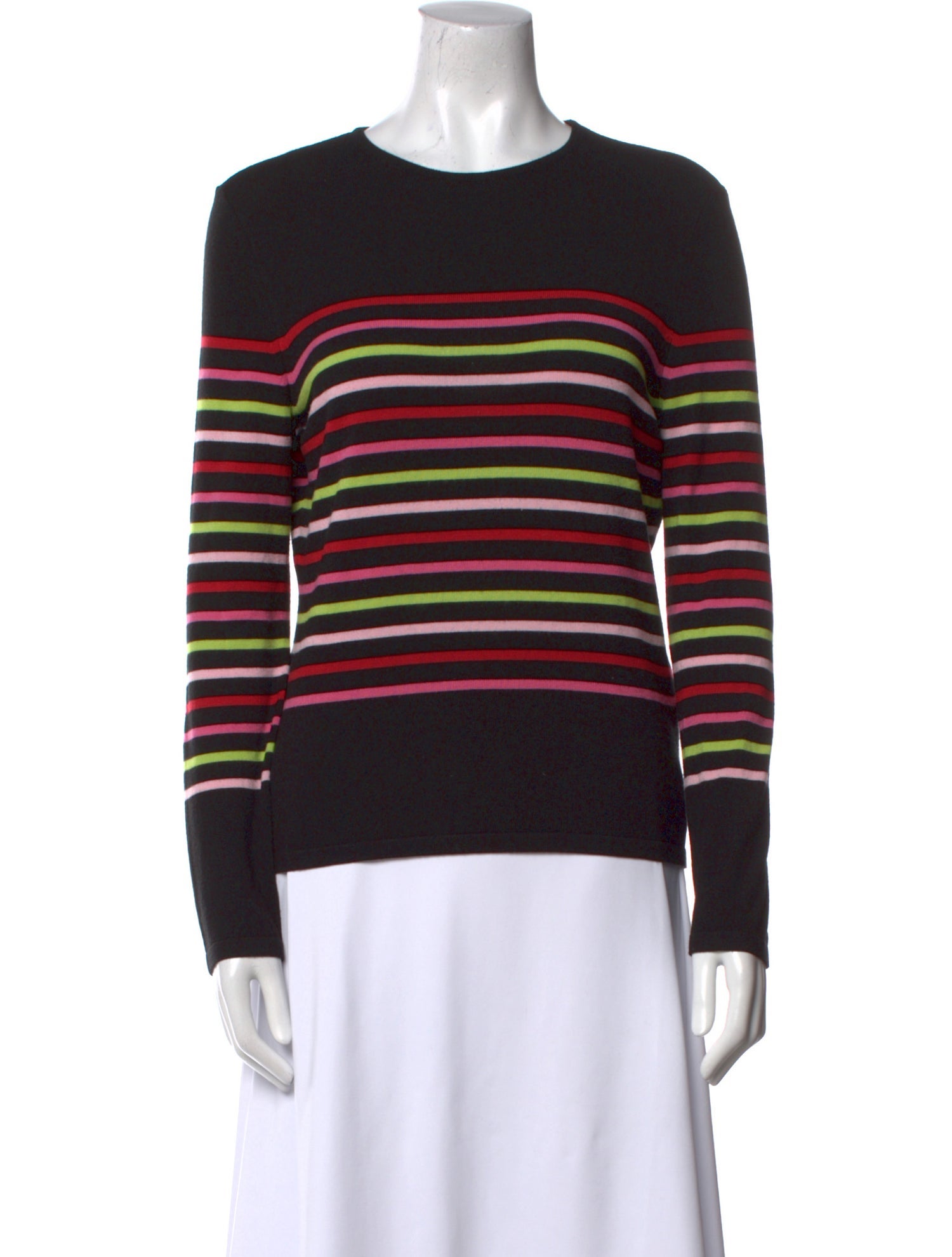 Saint James Striped Crew Neck Sweatshirt