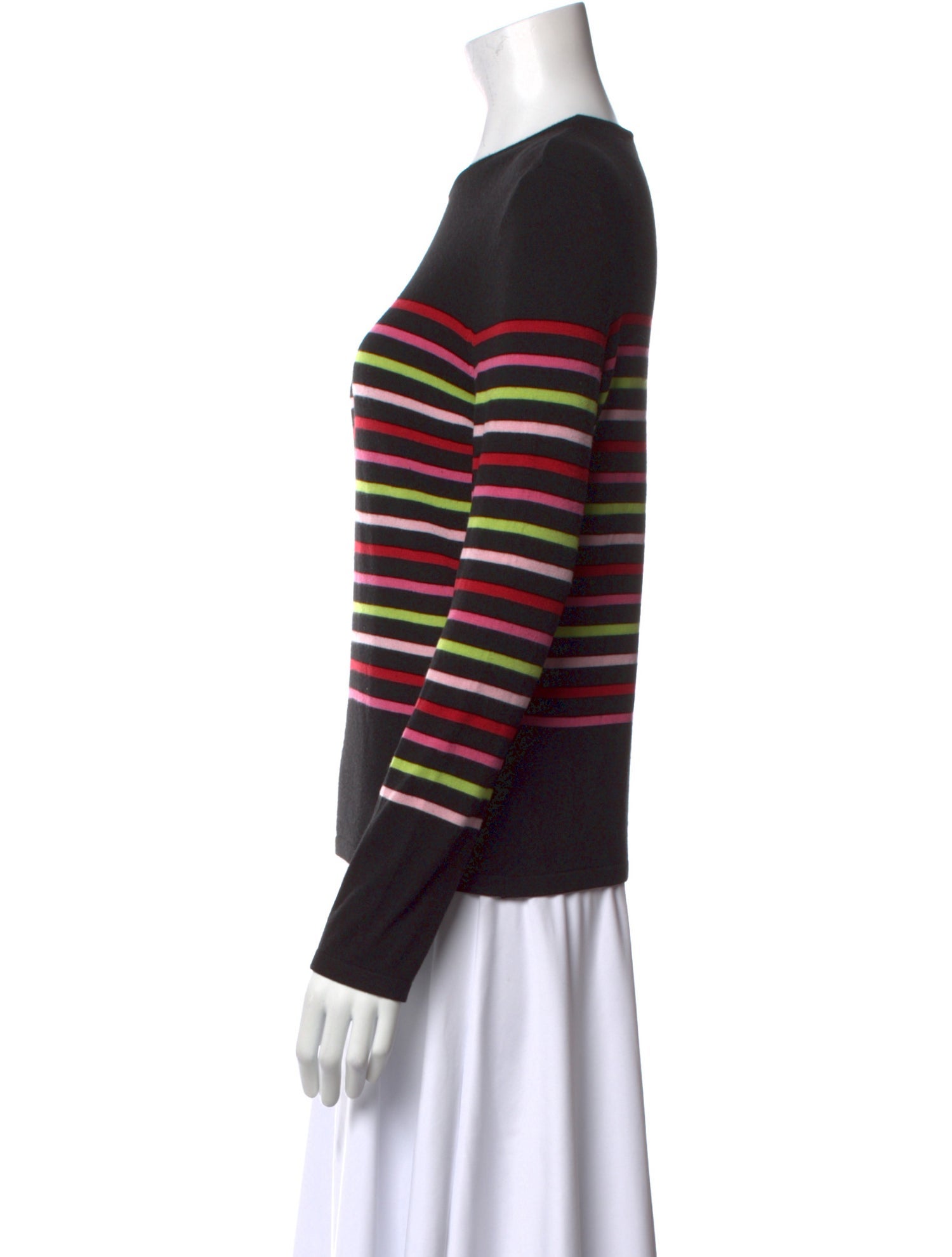 Saint James Striped Crew Neck Sweatshirt