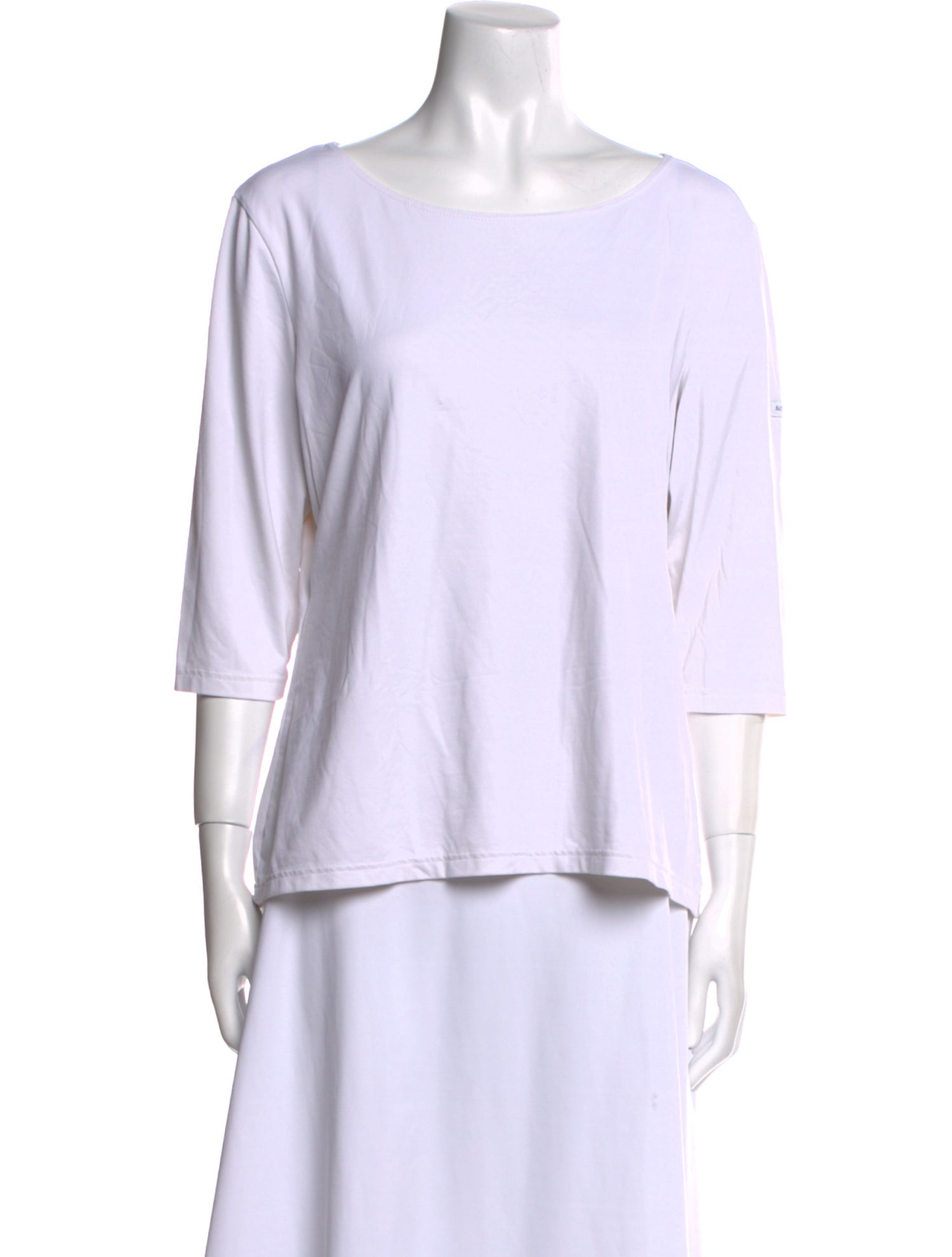 Saint James Bateau Neckline Three-Quarter Sleeve T-Shirt