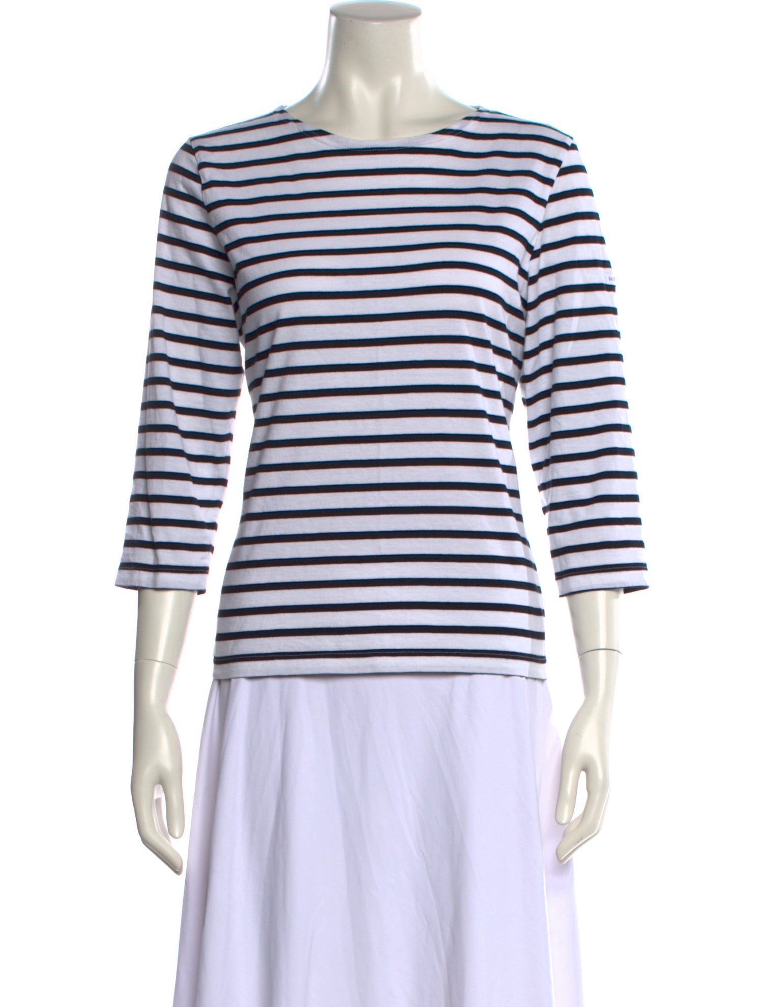 Saint James Striped Crew Neck T-Shirt