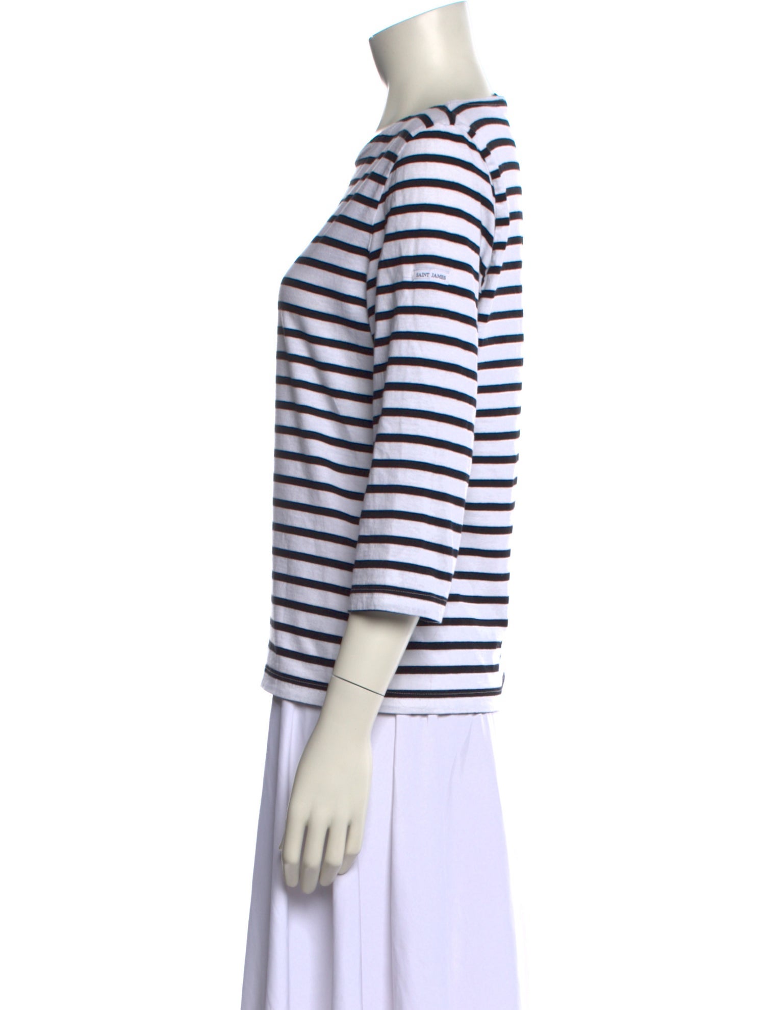 Saint James Striped Crew Neck T-Shirt