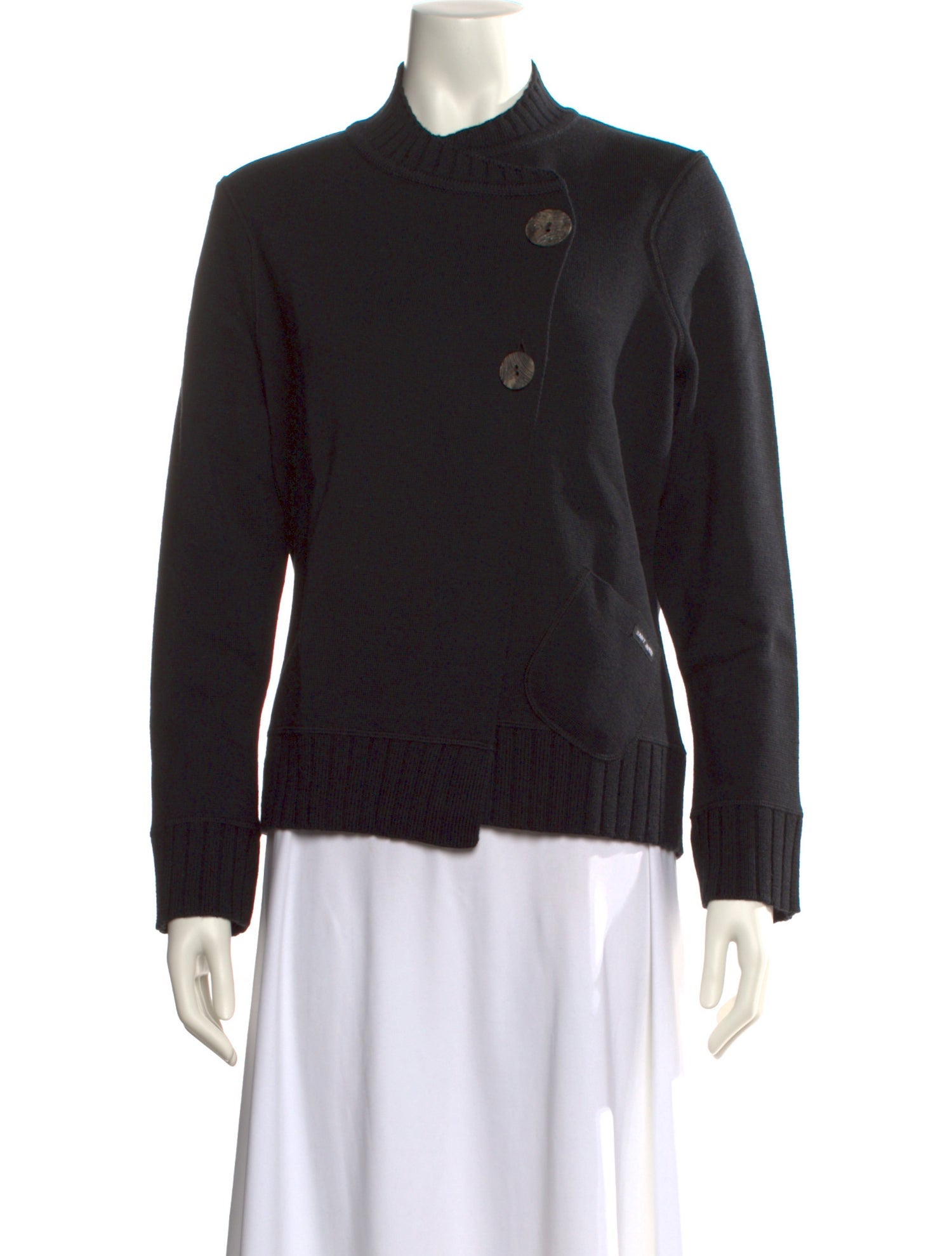 Saint James Wool Mock Neck Sweater w/ Tags