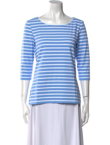 Pre-owned Saint James Striped Bateau Neckline T-shirt W/ Tags In Multi