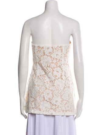 SANS FAFF Floral Print Strapless Tunic