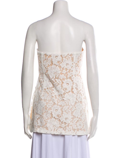 SANS FAFF Floral Print Strapless Tunic