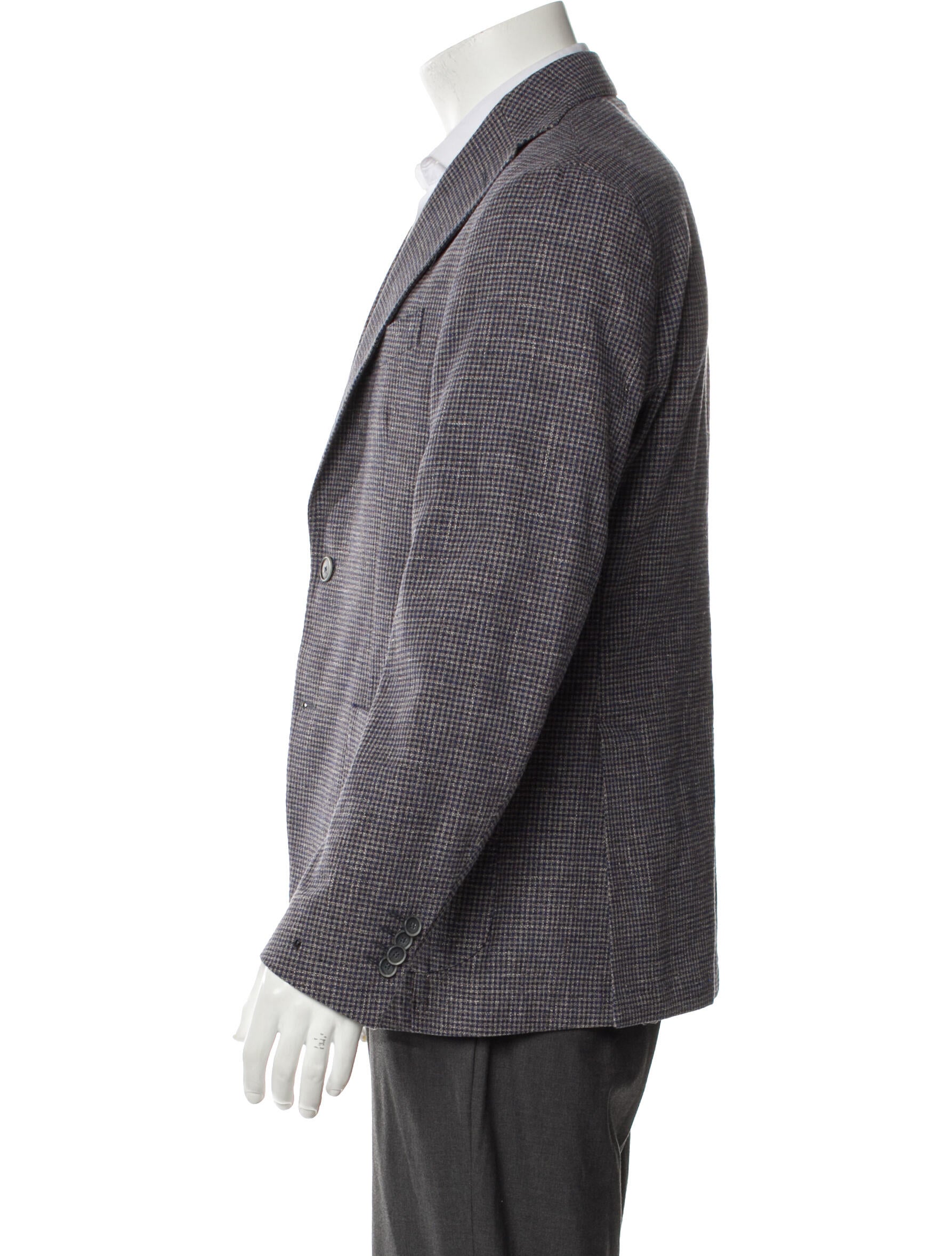 Sartoria Latorre Houndstooth Print Blazer