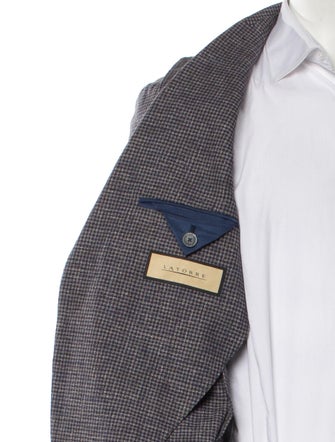 Sartoria Latorre Houndstooth Print Blazer