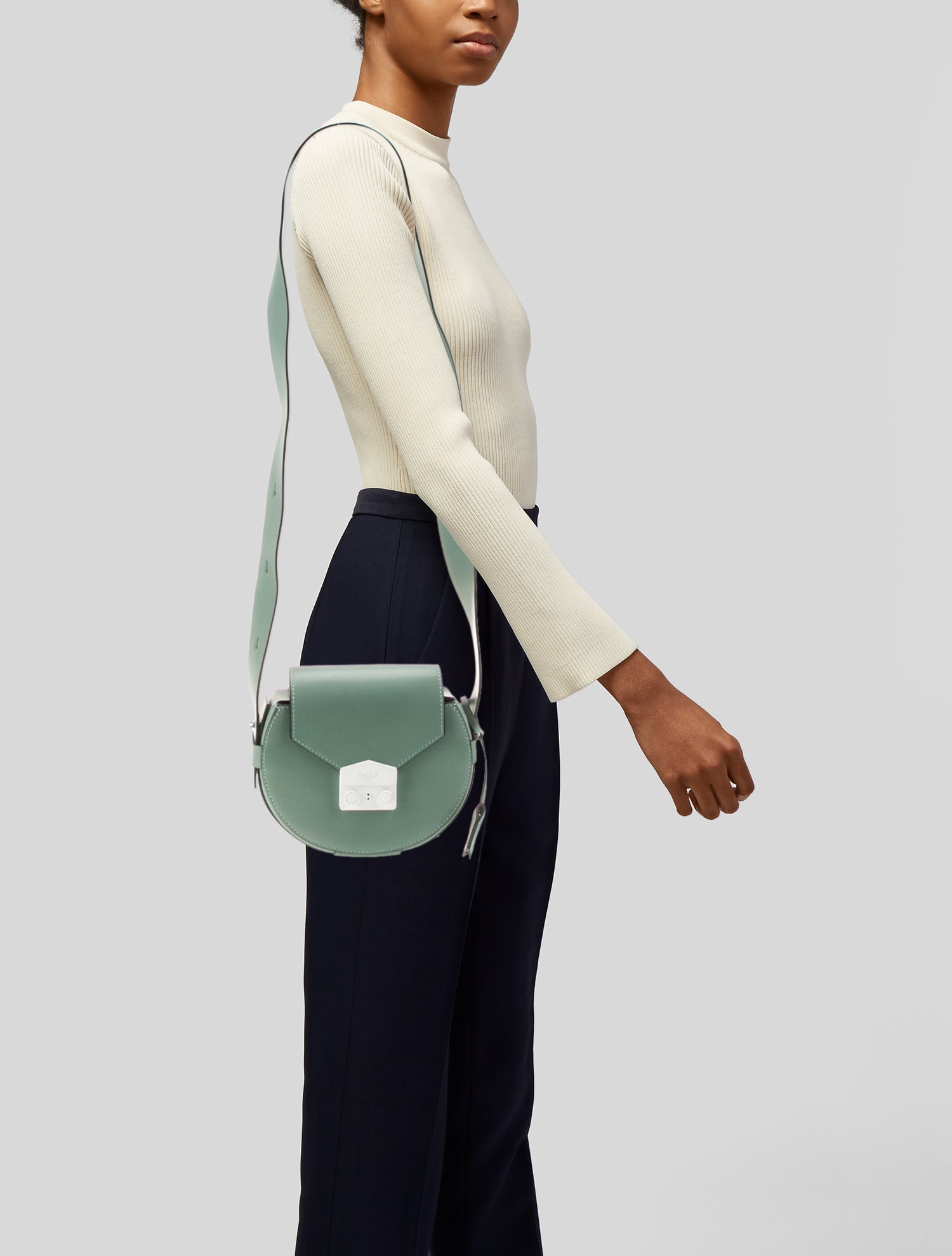 Salar Leather Shoulder Bag