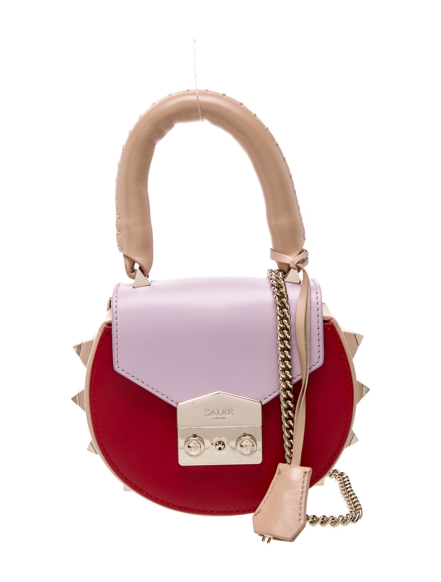 Salar Leather Top Handle Bag