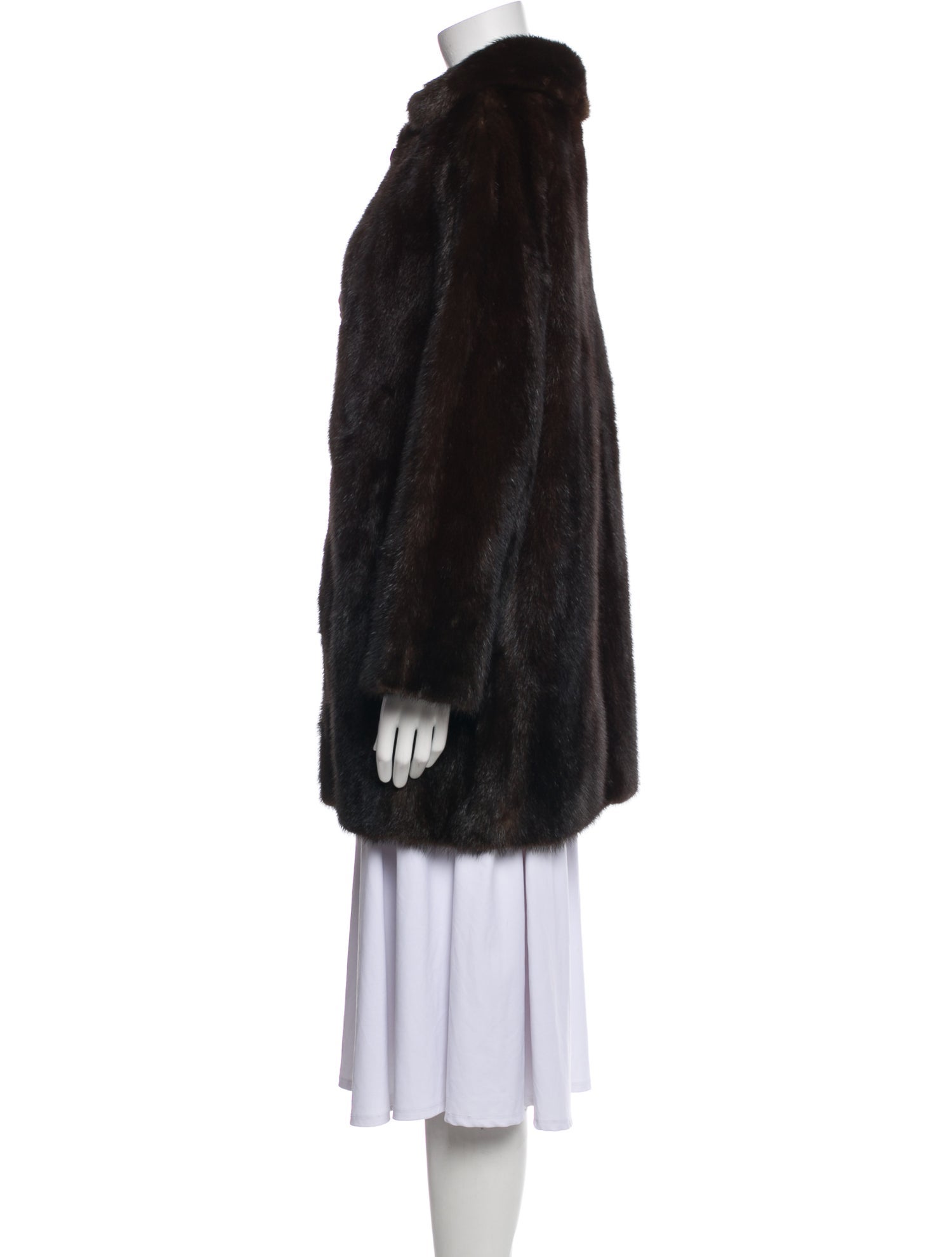Samuel Spritzer Fur Mink Faux Fur Coat