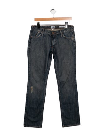 Salt Mid-Rise Straight Leg Jeans