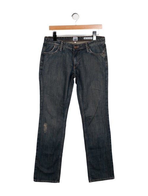 Salt Mid-Rise Straight Leg Jeans