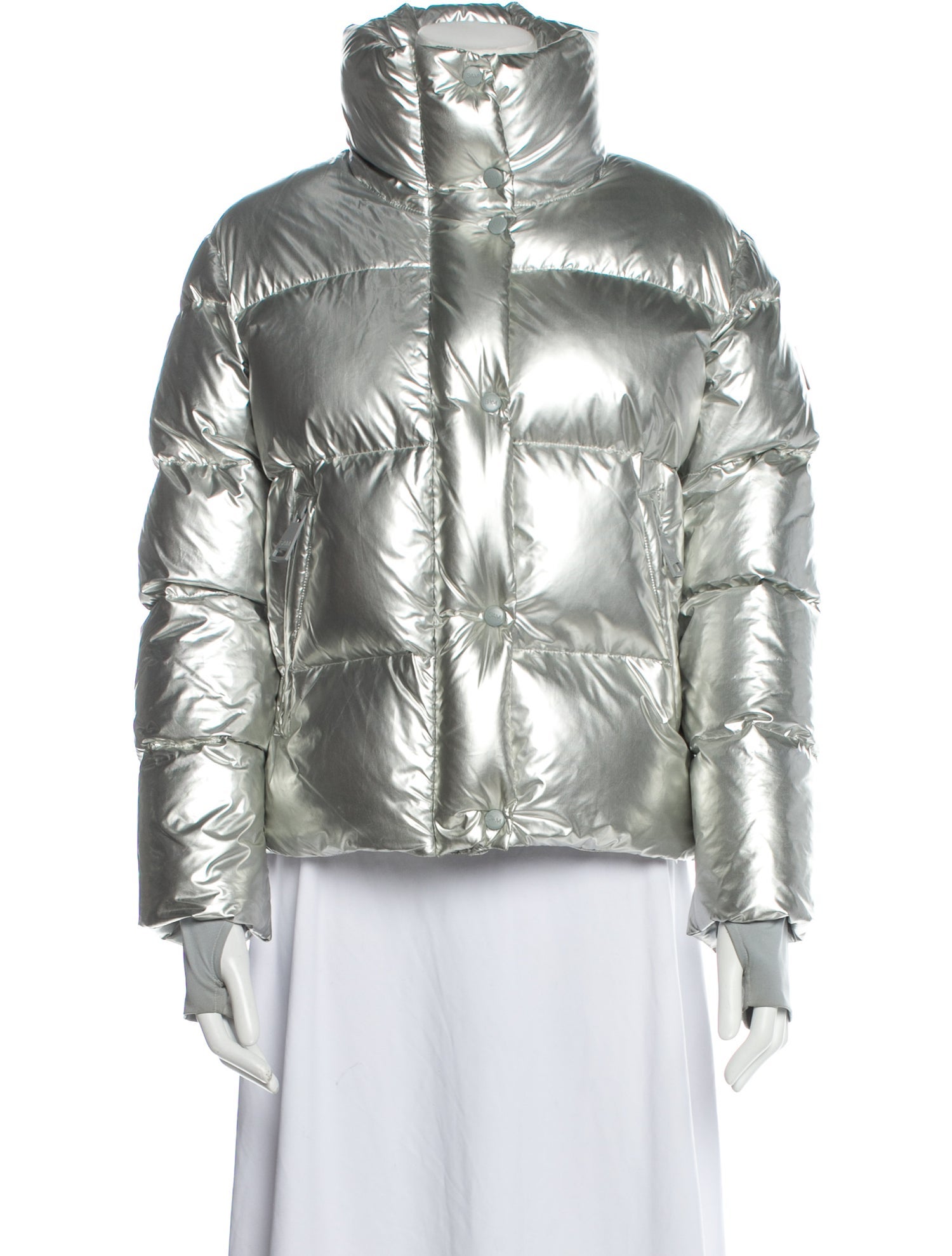 Kenzo silver 2025 puffer jacket