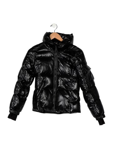 Pre-owned Sam Kids' Biker Jacket In Black