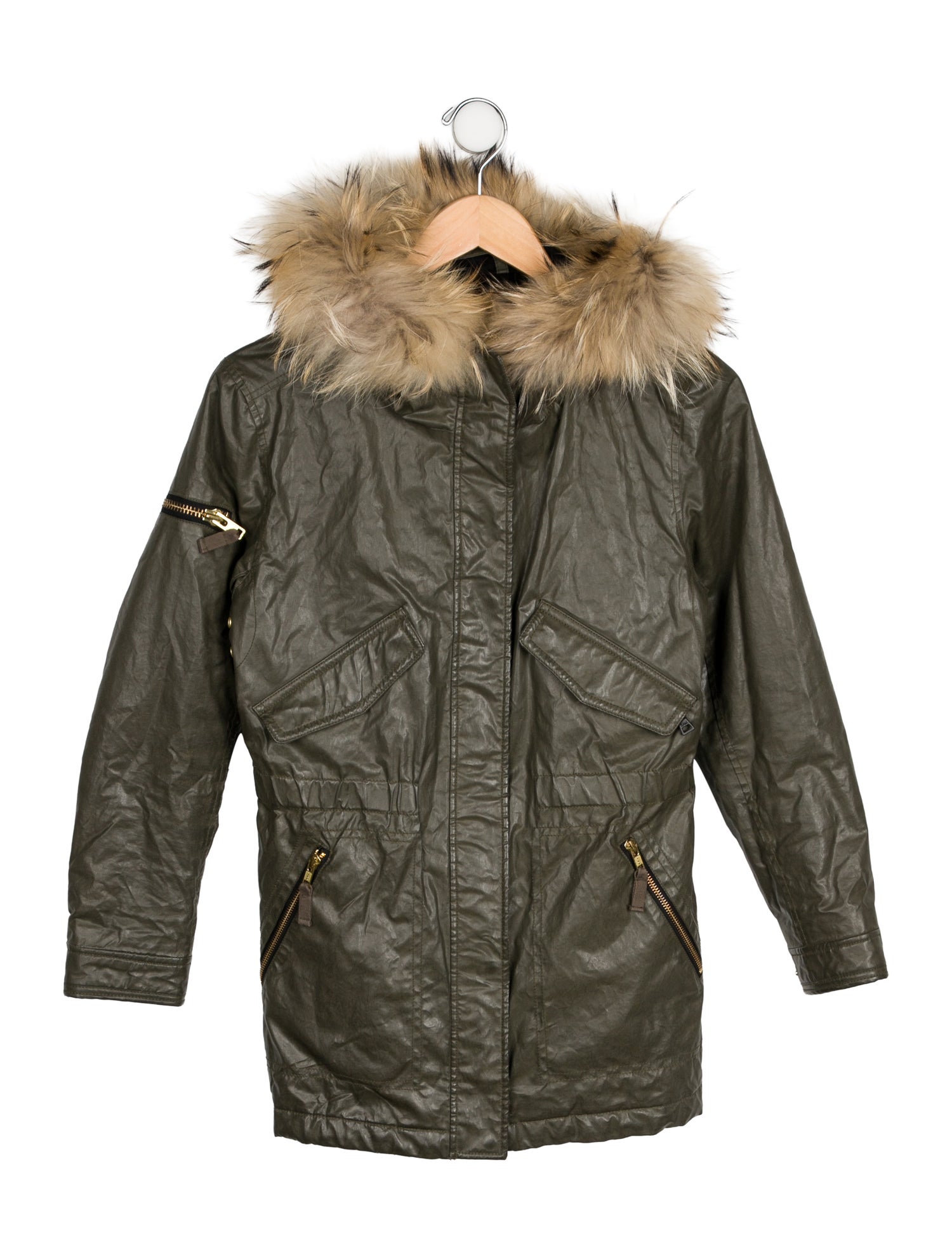 SAM. Kids' Fur Trim Jacket