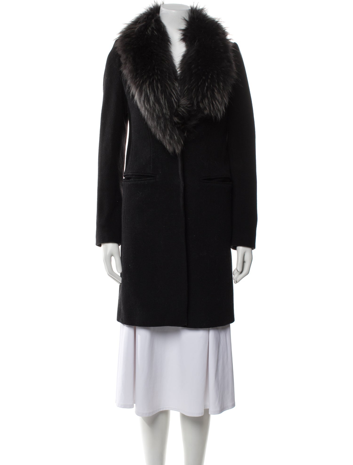 SAM. Wool Fur Coat