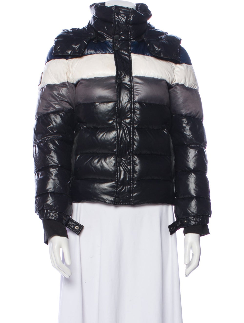 SAM. Sam. Down Jacket Blue Colorblock Pattern Wit… - image 1