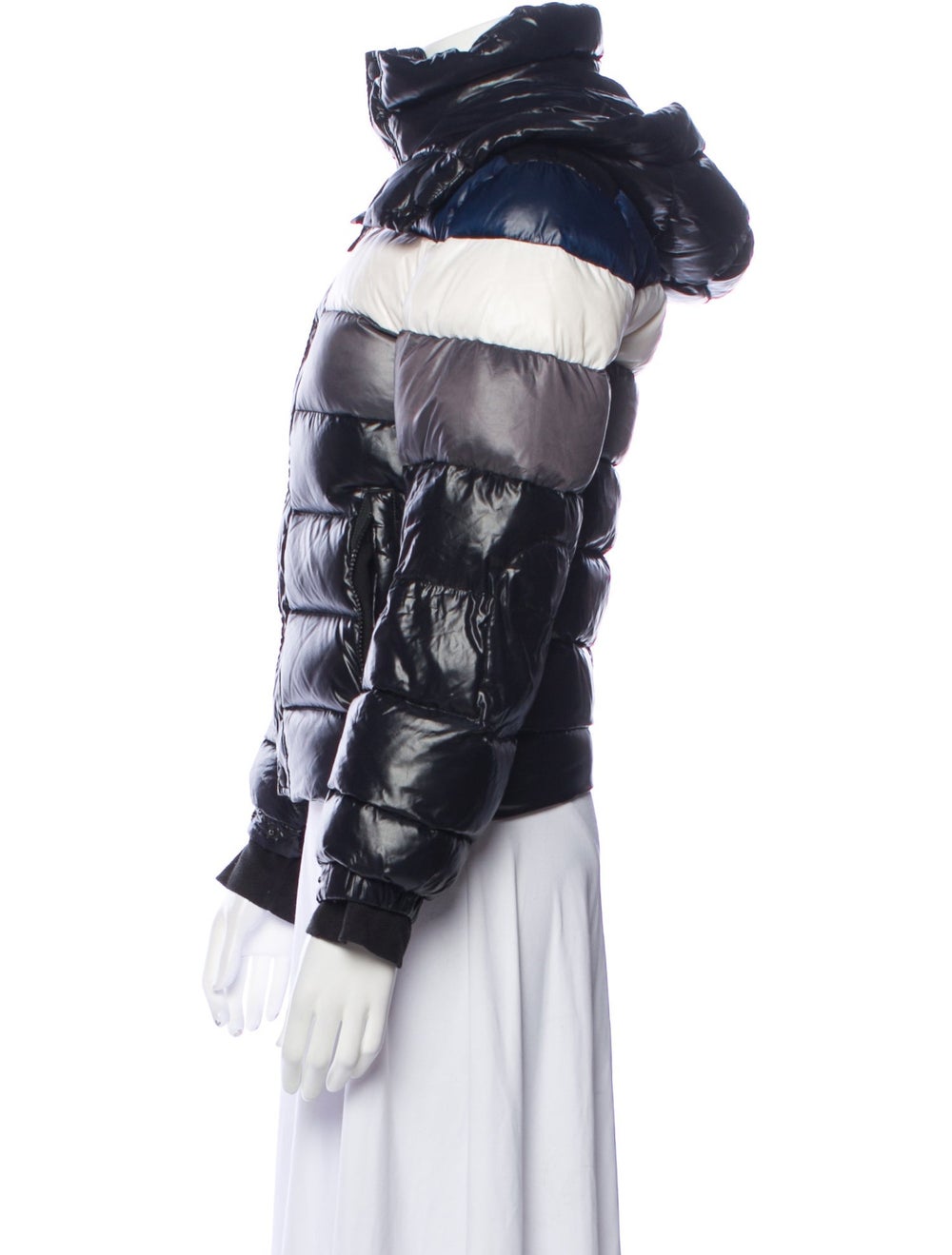 SAM. Sam. Down Jacket Blue Colorblock Pattern Wit… - image 2