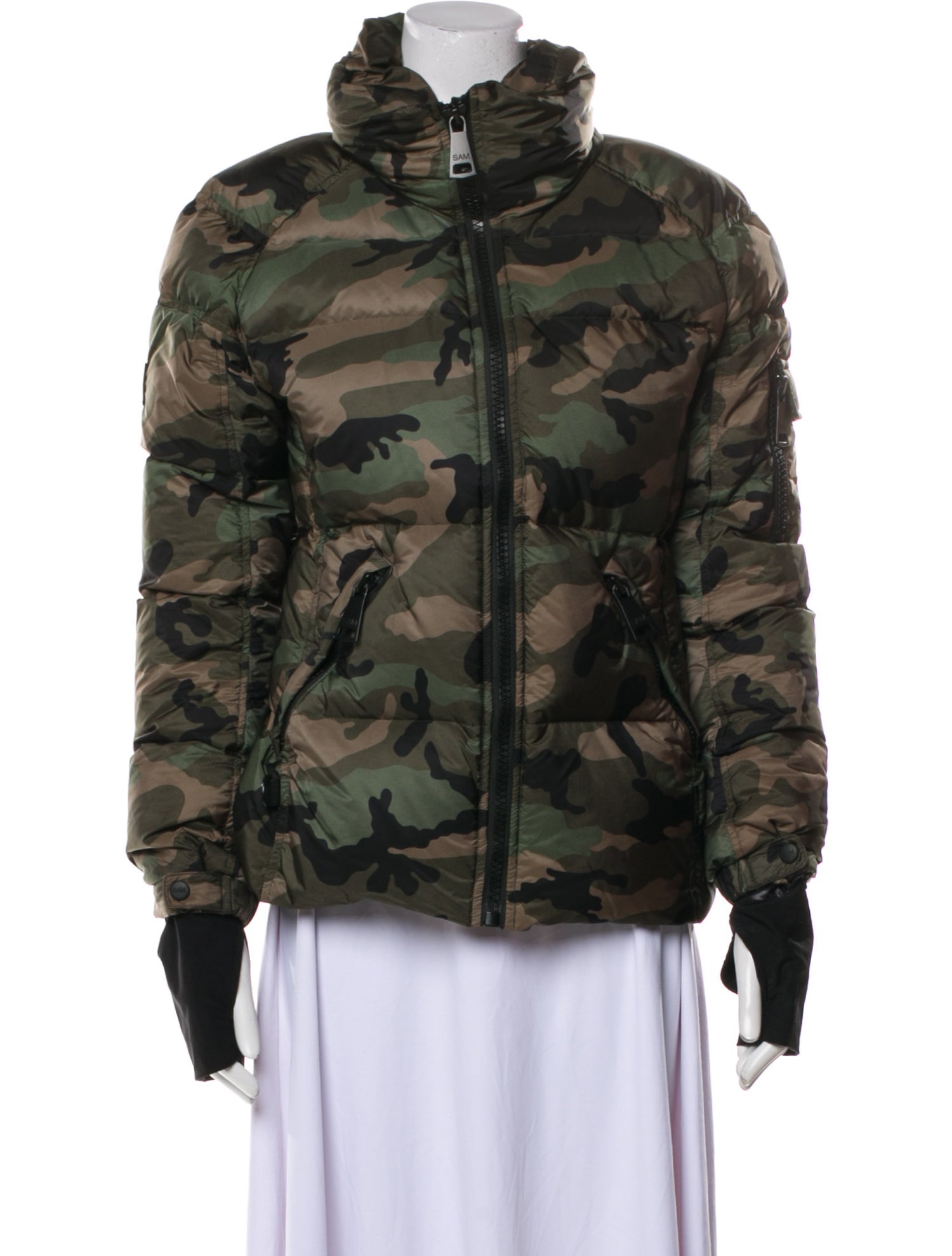 SAM. Nylon Printed Down Jacket