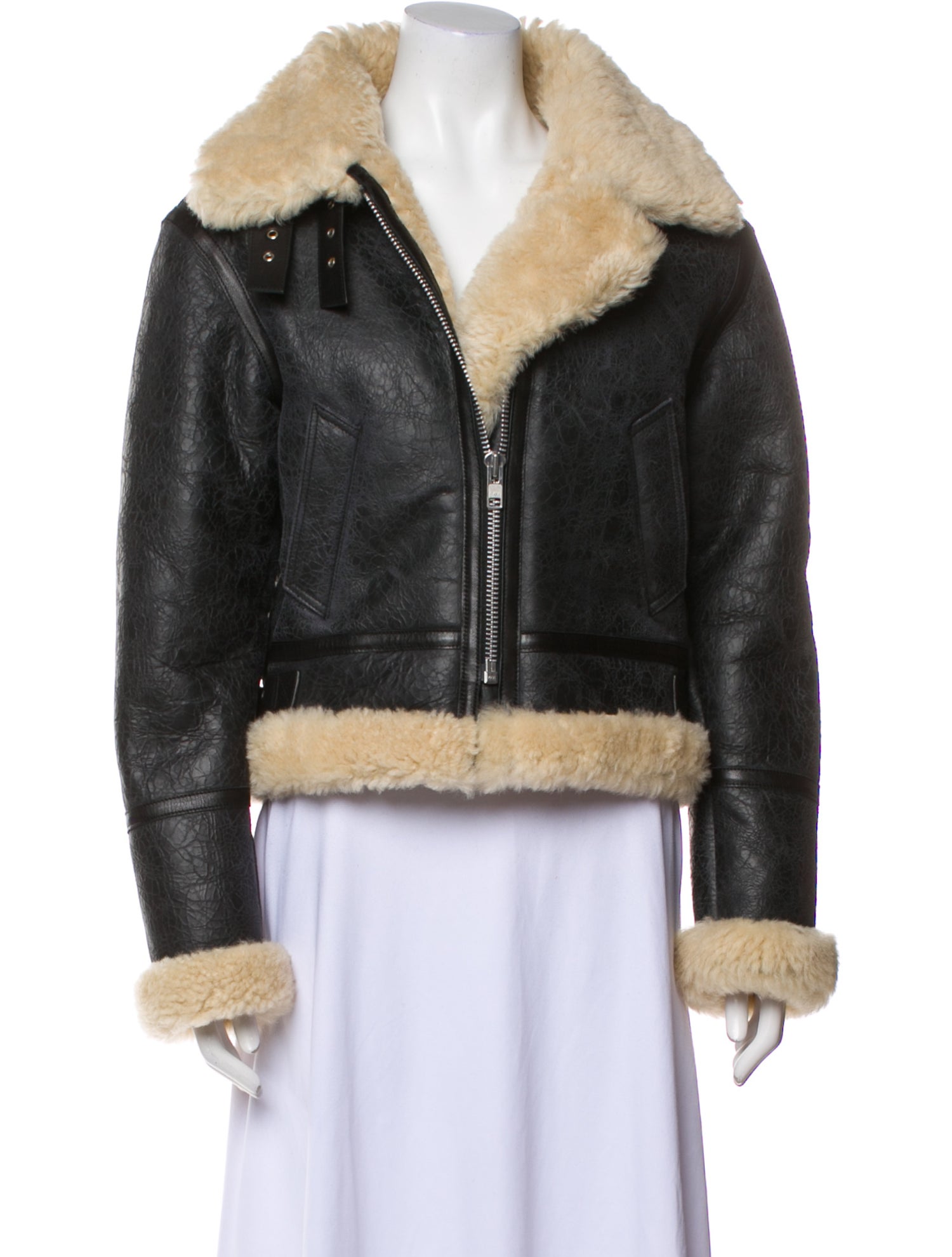 SAM. Shearling Fur Jacket