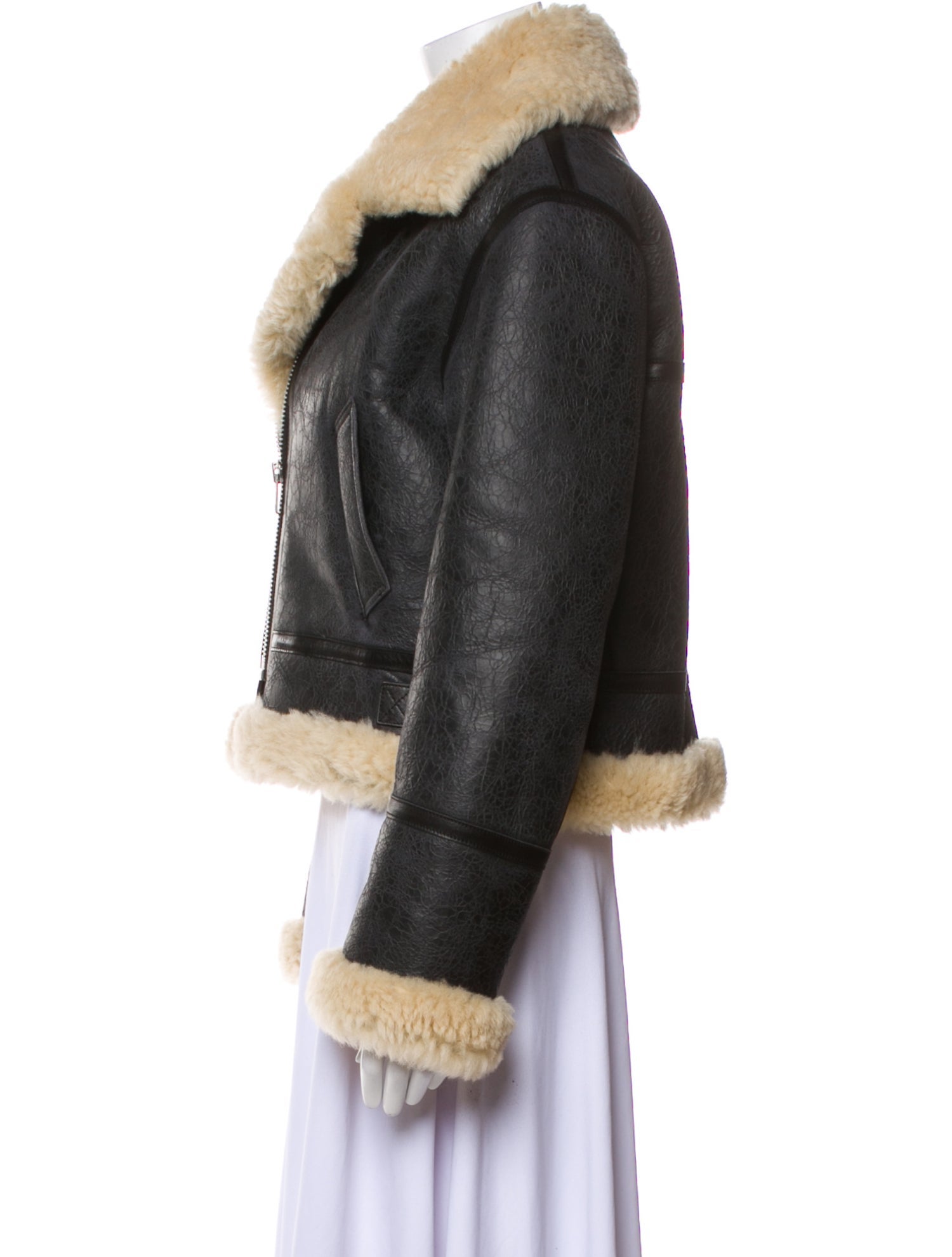 SAM. Shearling Fur Jacket