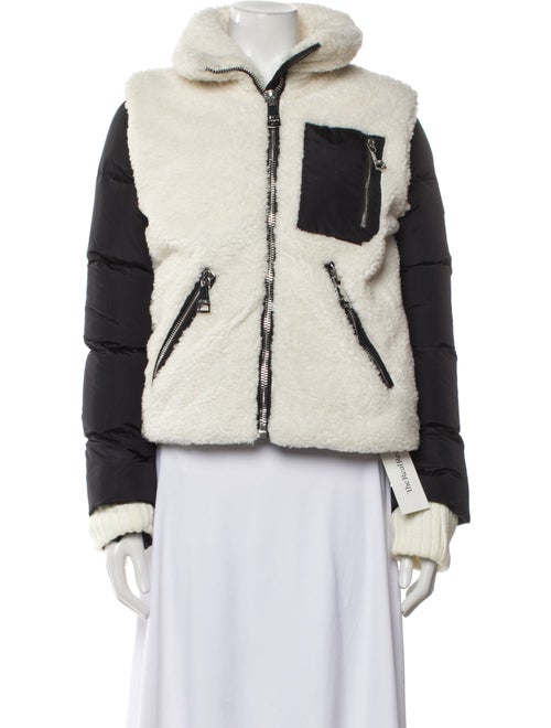 SAM. Colorblock Pattern Down Jacket