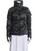 SAM. Nylon Camouflage Print Down Jacket