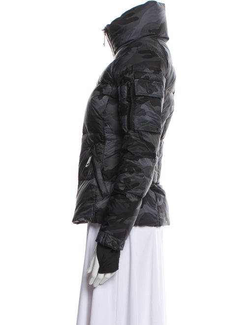 SAM. Nylon Camouflage Print Down Jacket