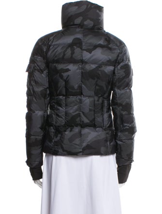 SAM. Nylon Camouflage Print Down Jacket