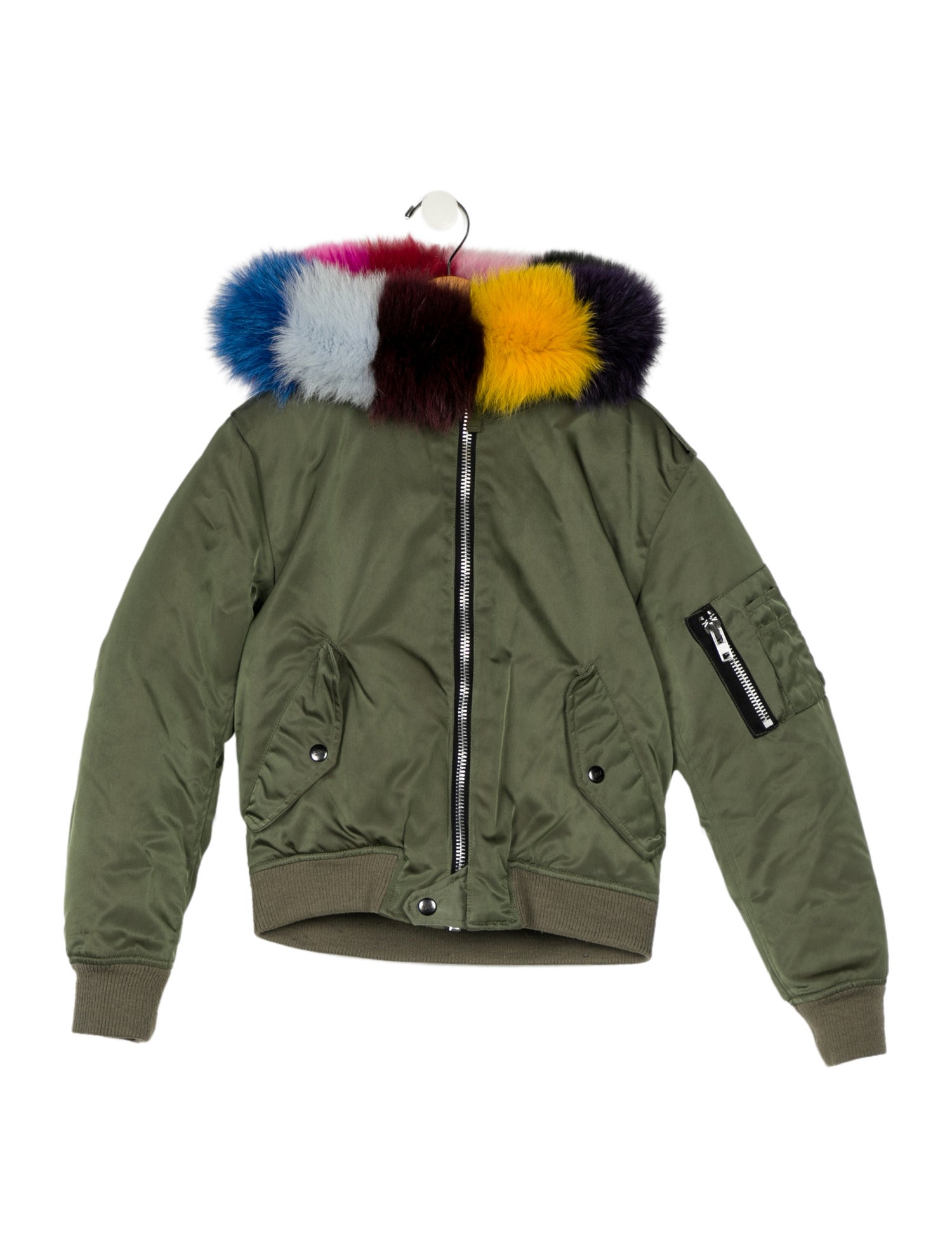 SAM. Girls Long Sleeve Zip Up Down Jacket