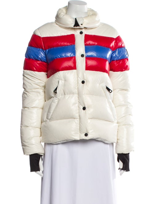 SAM. Nylon Striped Down Jacket