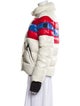 SAM. Nylon Striped Down Jacket