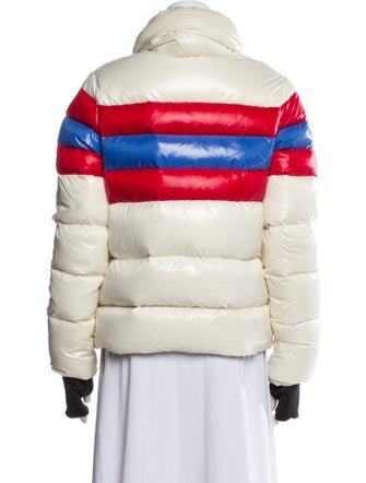 SAM. Nylon Striped Down Jacket