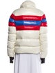 SAM. Nylon Striped Down Jacket