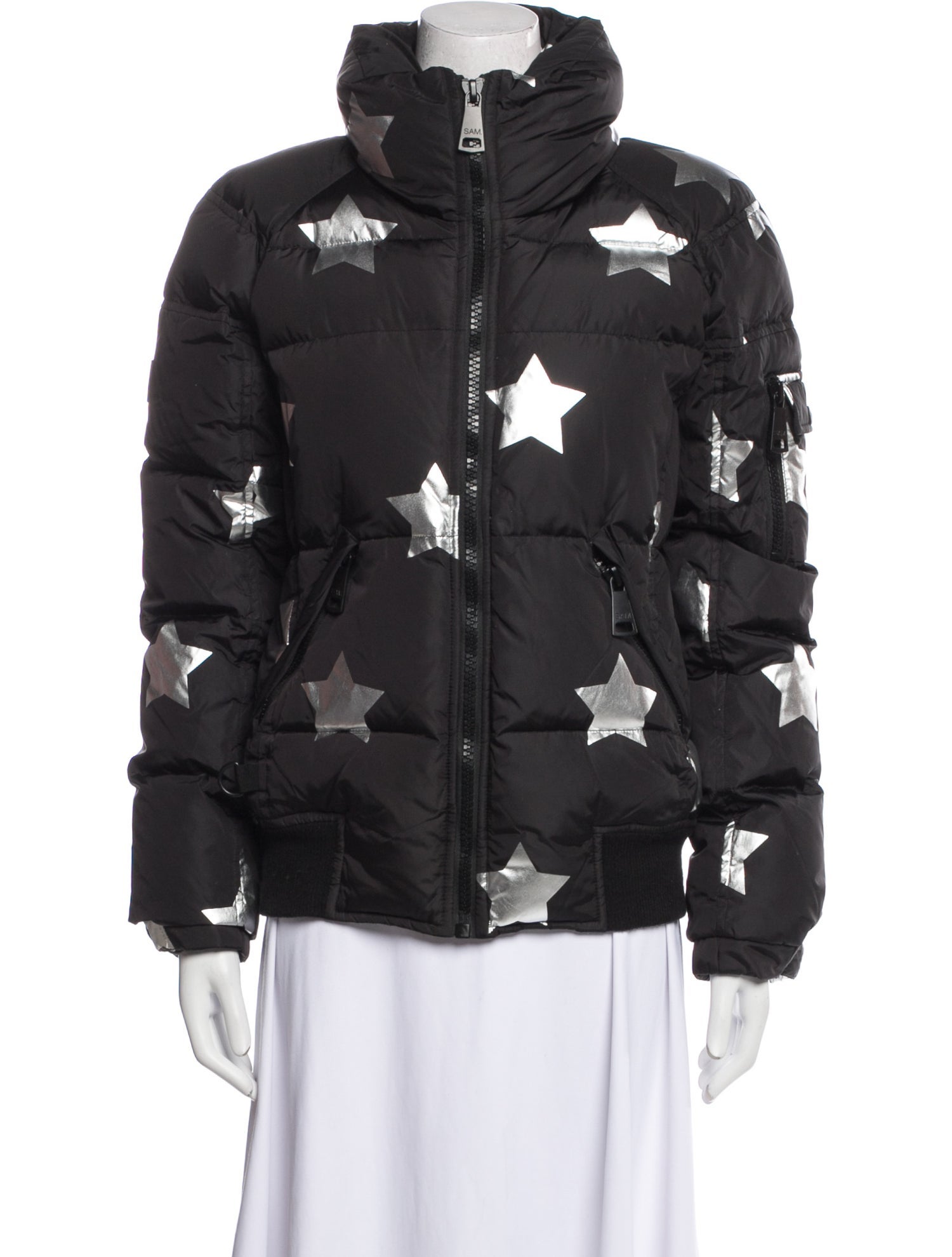 SAM. Nylon Printed Down Jacket