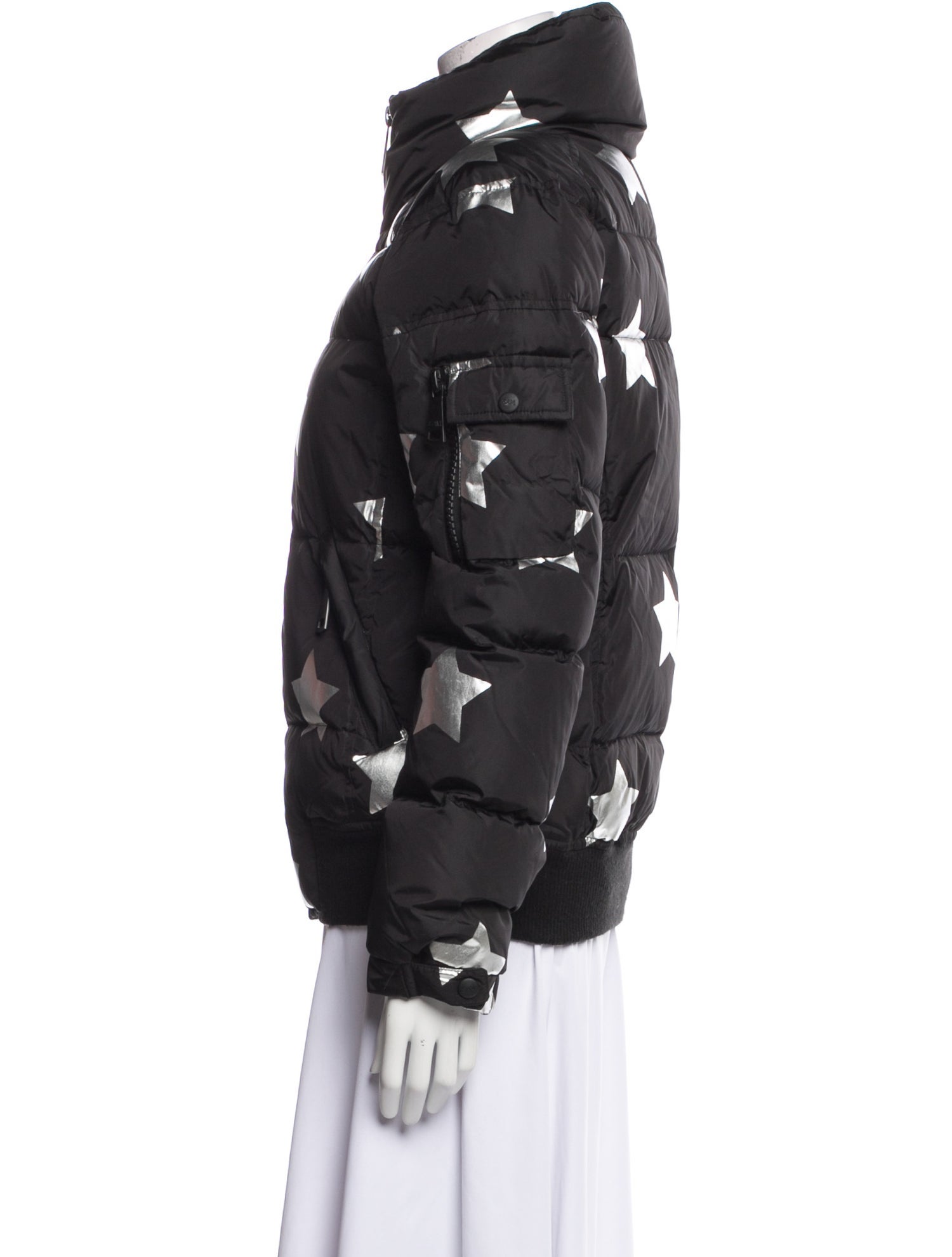 SAM. Nylon Printed Down Jacket