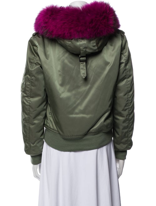 SAM. Nylon Fur Jacket